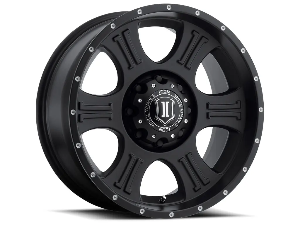 Icon Alloys Shield Sat Blk - 20 X 9 / 5 X 150 / 16Mm / 5.625" Bs 1