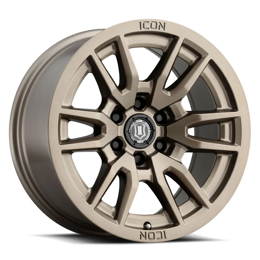 Icon Alloys Vector 6 Bronze - 17 X 8.5 / 6 X 135 / 6Mm / 5" Bs 1
