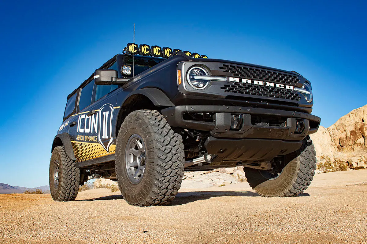Icon 2021-2023 Ford Bronco Rear 1.25-3” Lift 2.5 Vs Rr Coilover Kit 2
