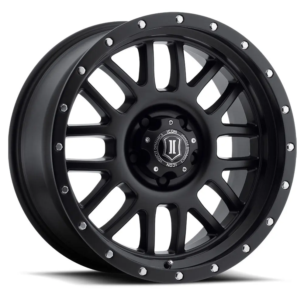 Icon Alloys Alpha Sat Blk - 20 X 9 / 6 X 135 / 16Mm / 5.625" Bs 1