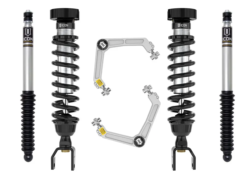 Icon 2019-2023 Ram 1500 2-3" Lift Stage 1 Suspension System Billet Uca 1