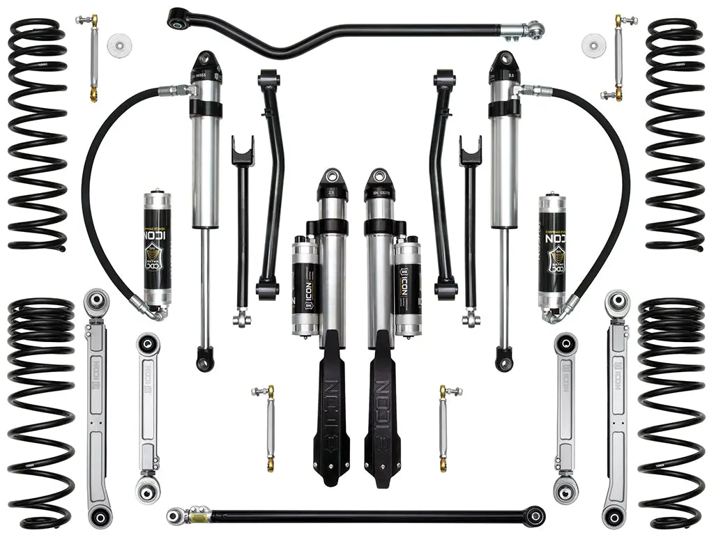20-Up Gladiator 2.5" Stage 8 Suspension System (Billet) 1