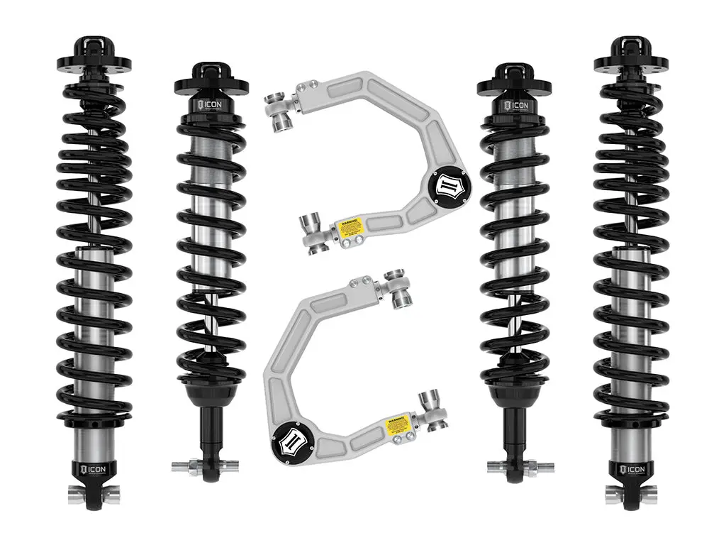 Icon 21-23 Bronco Non-Sasquatch 3-4" Lift Stage 3 Suspension System Billet Uca 1