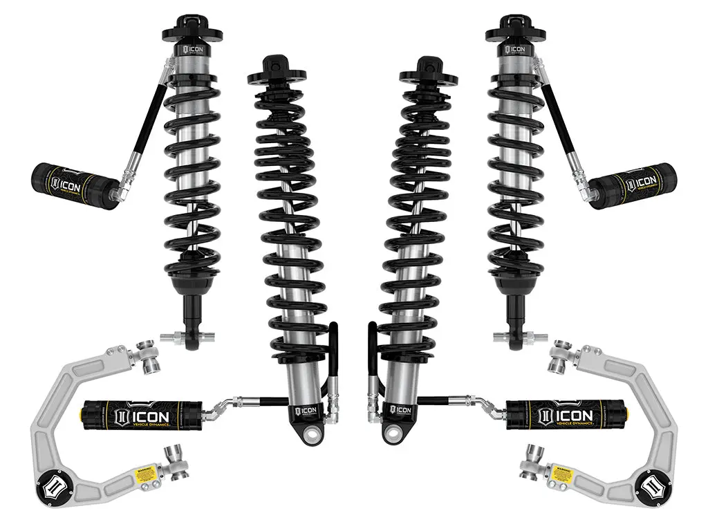 Icon 21-23 Bronco Non-Sasquatch 3-4" Lift Stage 4 Suspension System Billet Uca 1