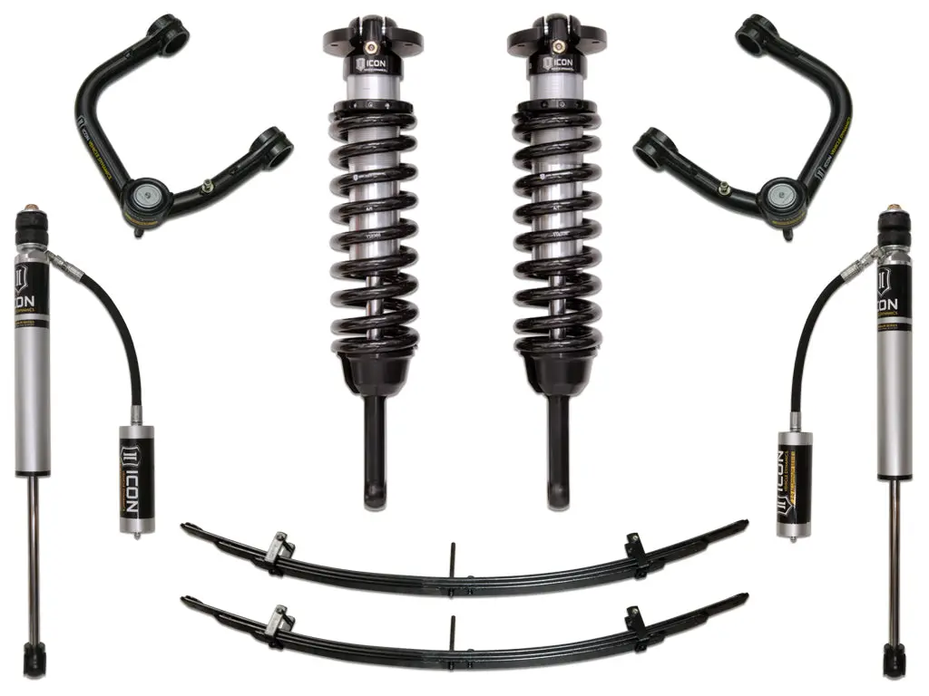 Icon 2005-2015 Toyota Tacoma 0-3.5" Lift/2016-2023 Tacoma 0-2.75" Lift Stage 3 Suspension System Tubular Uca 1