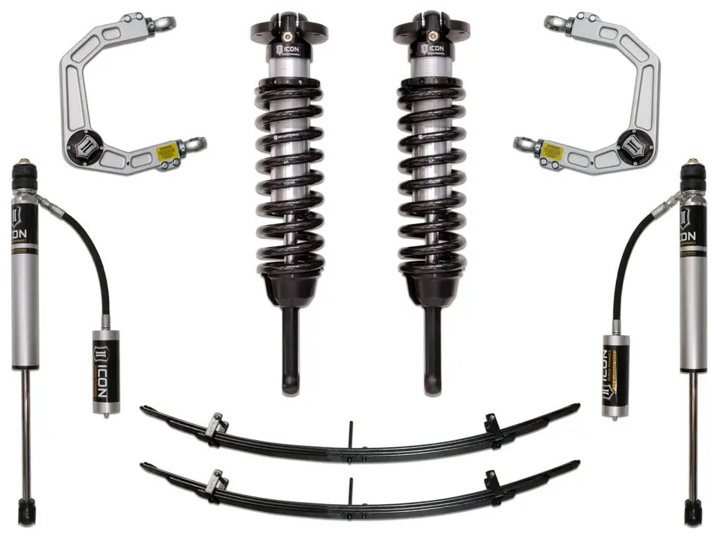 Icon 2005-2015 Toyota Tacoma 0-3.5" Lift/2016-2023 Tacoma 0-2.75" Lift Stage 3 Suspension System Billet Uca 1