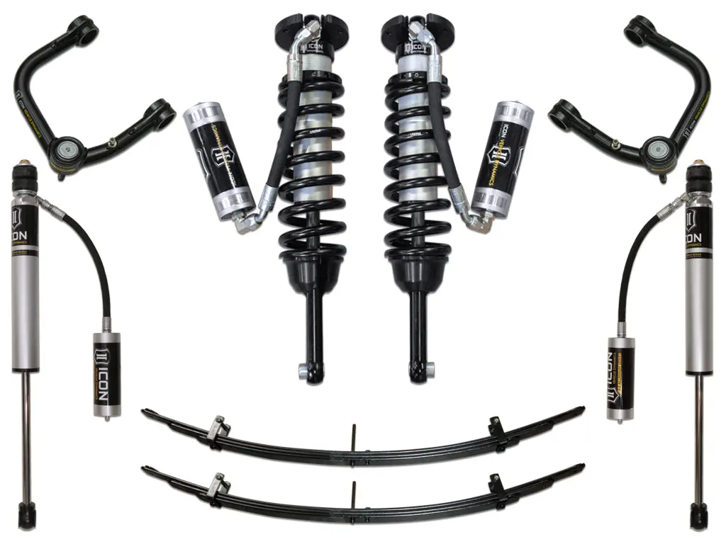 Icon 2005-2015 Toyota Tacoma 0-3.5" Lift/2016-2023 Tacoma 0-2.75" Lift Stage 4 Suspension System Tubular Uca 1