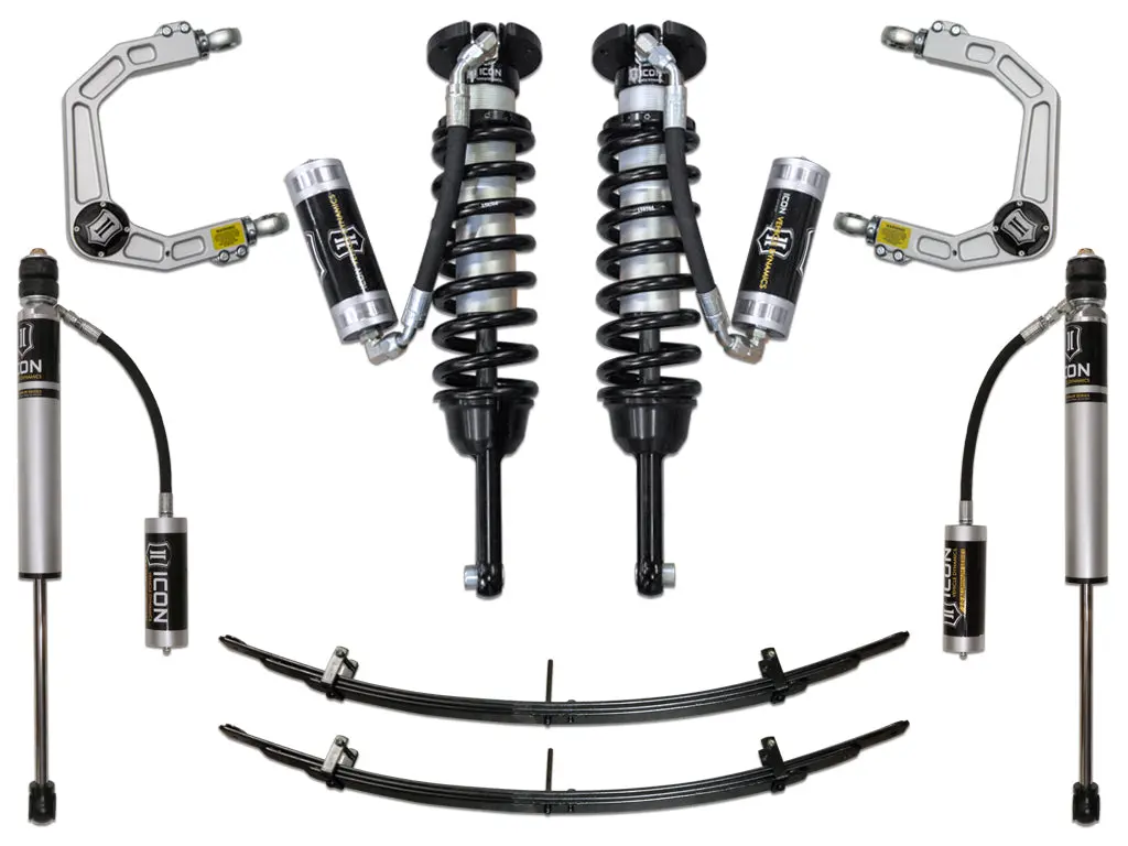 Icon 2005-2015 Toyota Tacoma 0-3.5" Lift/2016-2023 Tacoma 0-2.75" Lift Stage 4 Suspension System Billet Uca 1