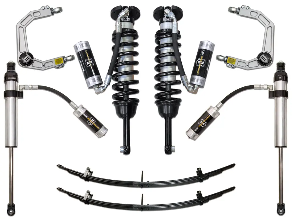 Icon 2005-2015 Toyota Tacoma 0-3.5" Lift/2016-2023 Tacoma 0-2.75" Lift Stage 5 Suspension System Billet Uca 1