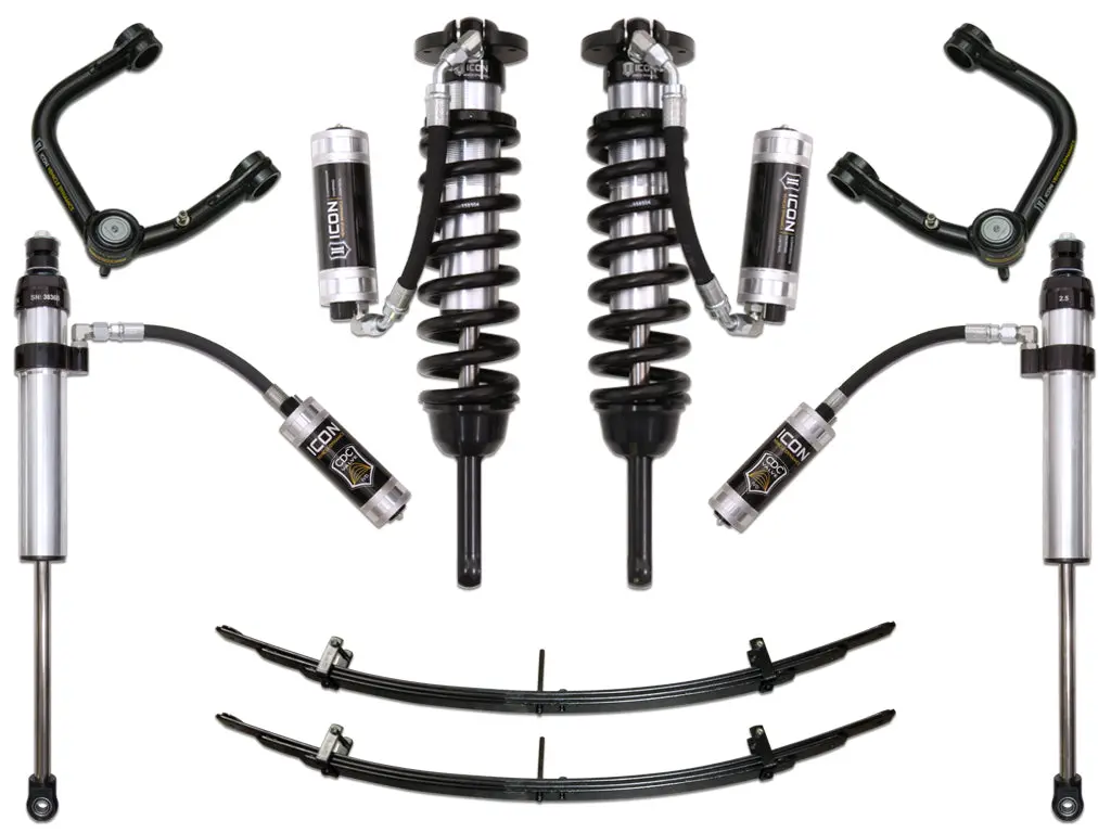 Icon 2005-2015 Toyota Tacoma 0-3.5" Lift/2016-2023 Tacoma 0-2.75" Lift Stage 6 Suspension System Tubular Uca 1