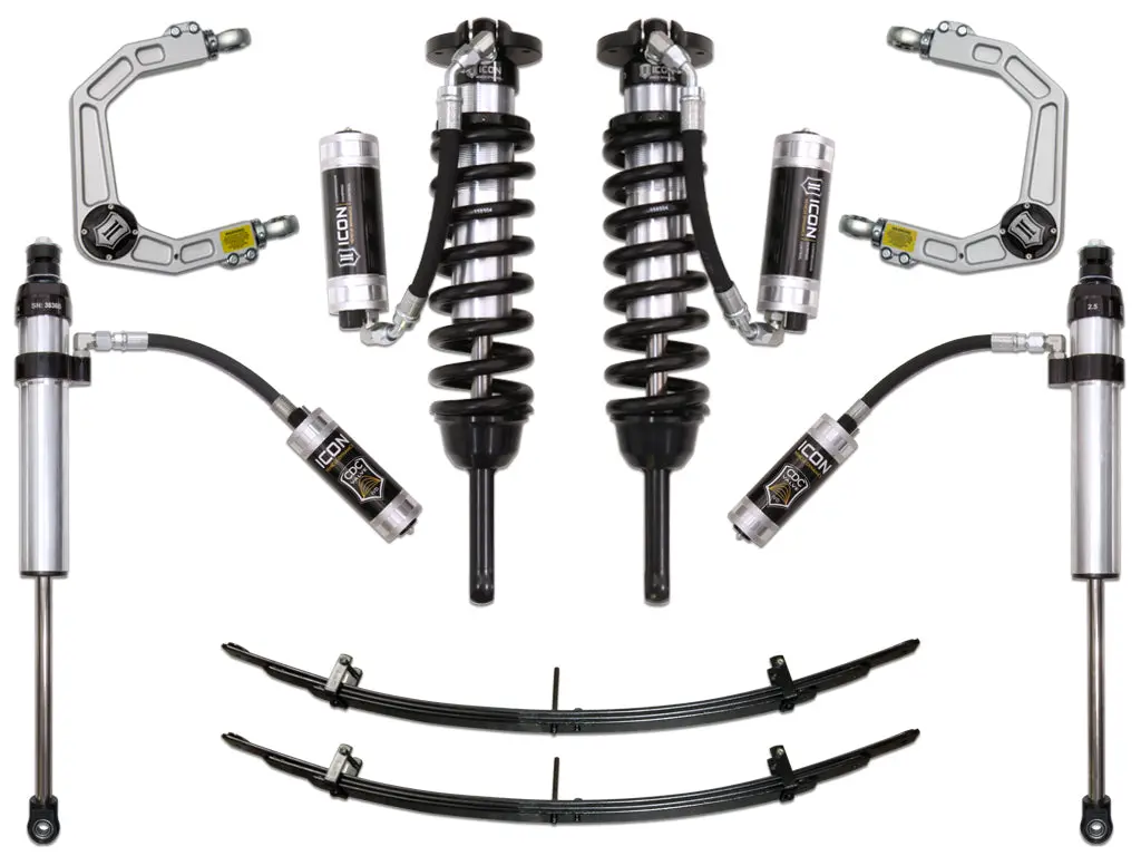 Icon 2005-2015 Toyota Tacoma 0-3.5" Lift/2016-2023 Tacoma 0-2.75" Lift Stage 6 Suspension System Billet Uca 1