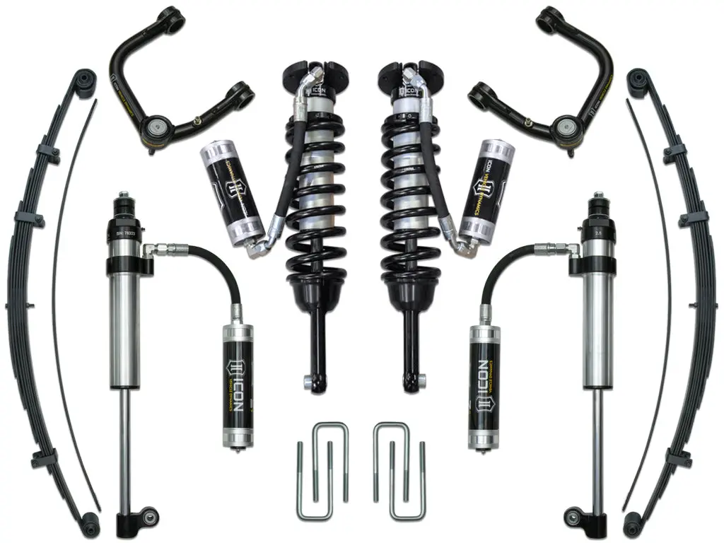 Icon 2005-2015 Toyota Tacoma 0-3.5" Lift/2016-2023 Tacoma 0-2.75" Lift Stage 8 Suspension System Tubular Uca 1