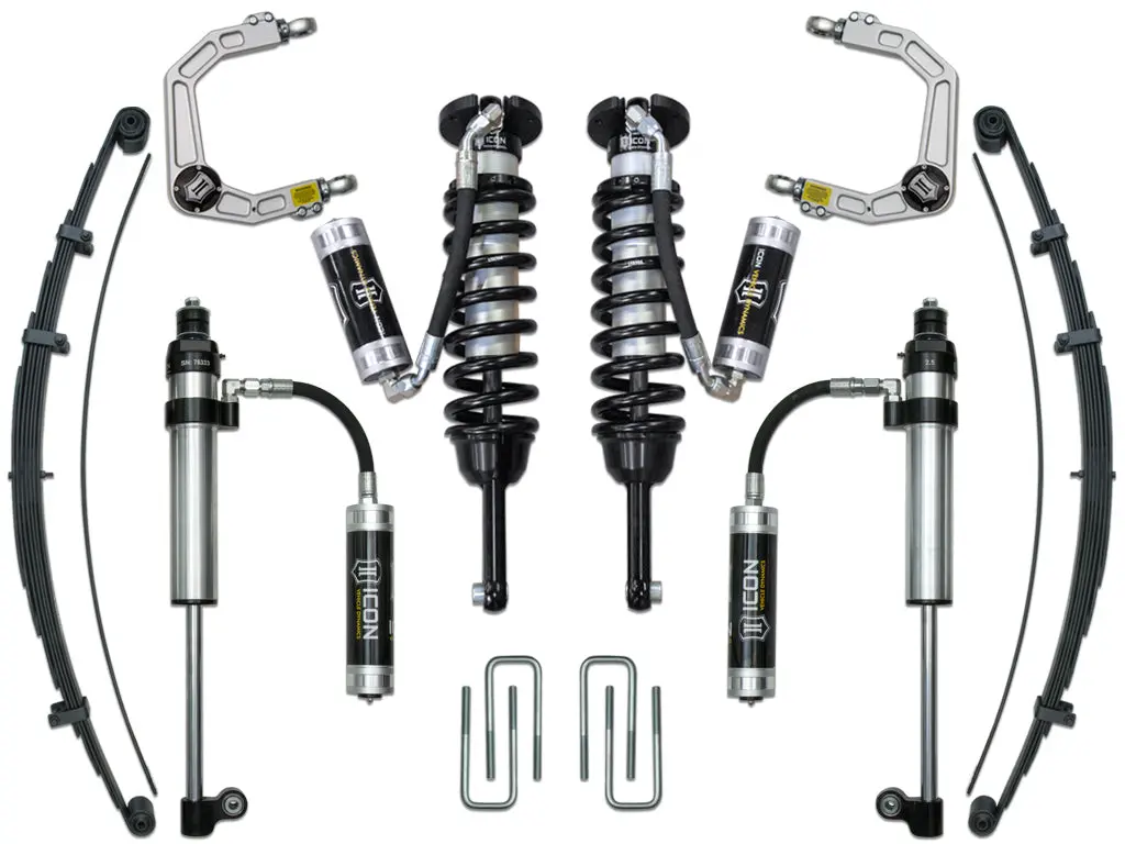 Icon 2005-2015 Toyota Tacoma 0-3.5" Lift/2016-2023 Tacoma 0-2.75" Lift Stage 8 Suspension System Billet Uca 1