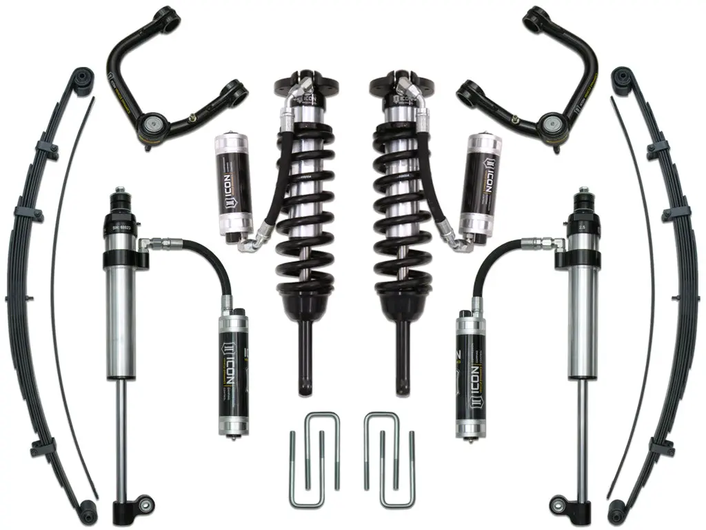 Icon 2005-2015 Toyota Tacoma 0-3.5" Lift/2016-2023 Tacoma 0-2.75" Lift Stage 9 Suspension System Tubular Uca 1