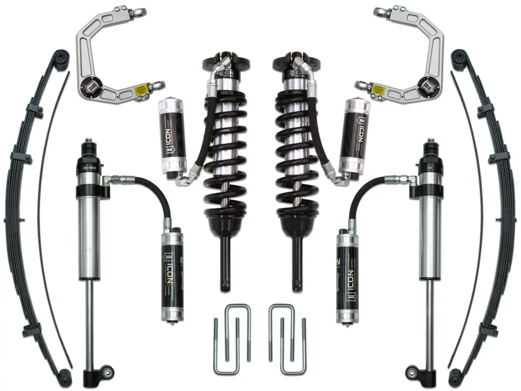 Icon 2005-2015 Toyota Tacoma 0-3.5" Lift/2016-2023 Tacoma 0-2.75" Lift Stage 9 Suspension System Billet Uca 1
