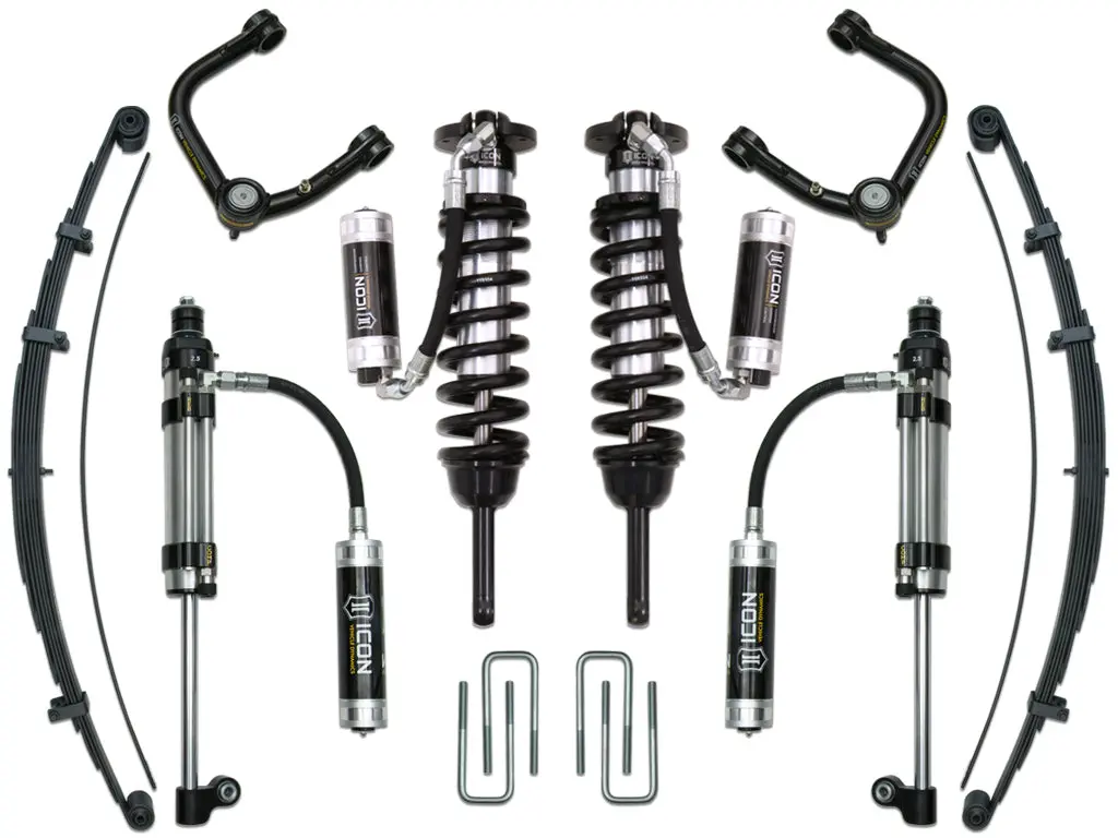 Icon 2005-2015 Toyota Tacoma 0-3.5" Lift/2016-2023 Tacoma 0-2.75" Lift Stage 10 Suspension System Tubular Uca 1