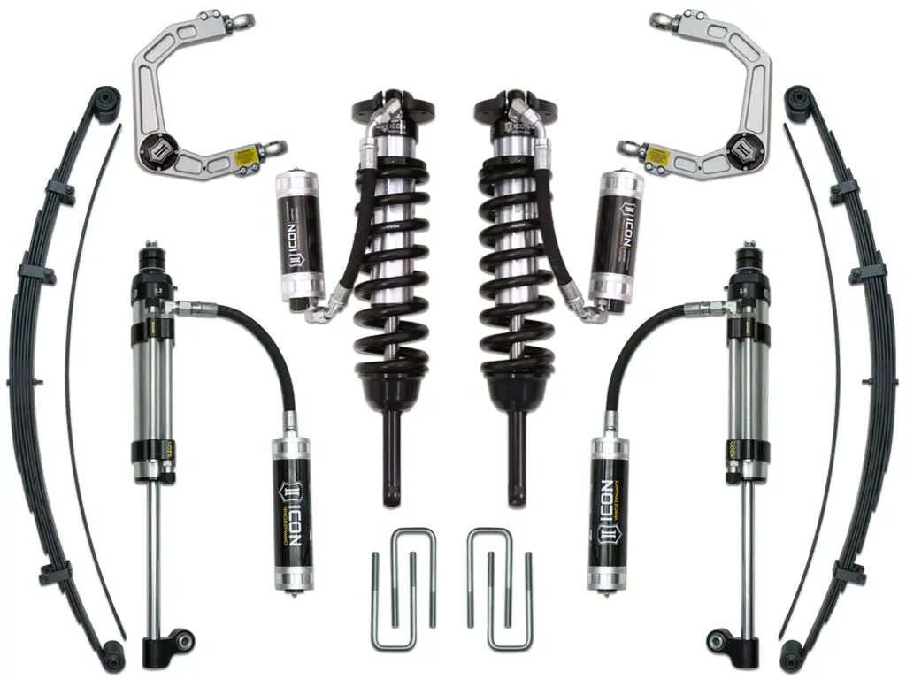 Icon 2005-2015 Toyota Tacoma 0-3.5" Lift/2016-2023 Tacoma 0-2.75" Lift Stage 10 Suspension System Billet Uca 1