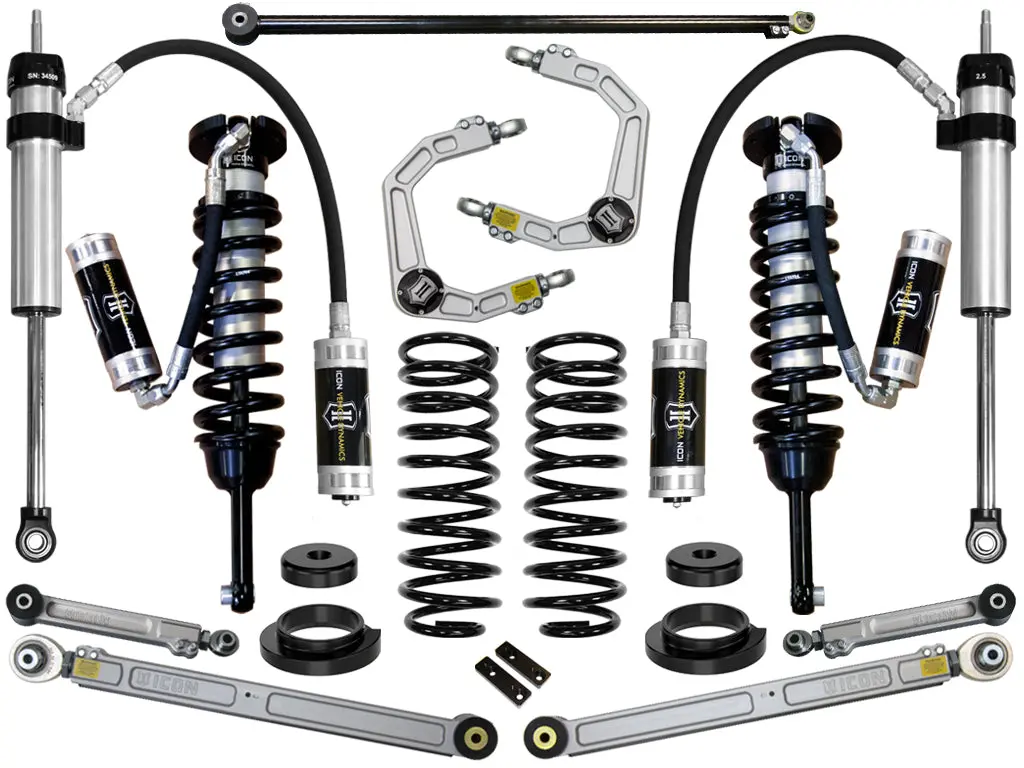 03-09 Gx470 0-3.5" Stage 6 Suspension System W Billet Uca 1