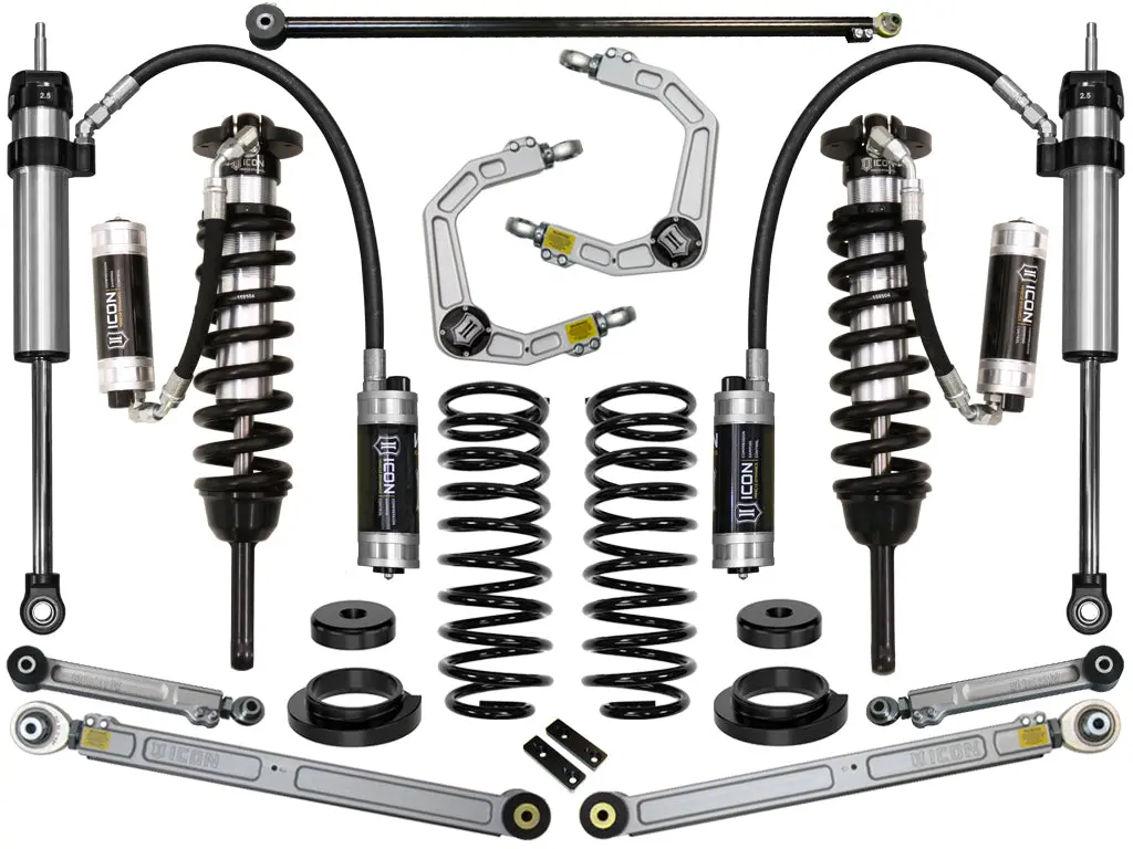 03-09 Gx470 0-3.5" Stage 7 Suspension System W Billet Uca 1
