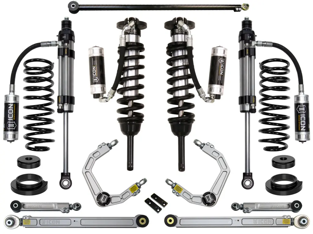 03-09 Gx470 0-3.5" Stage 8 Suspension System W Billet Uca 1