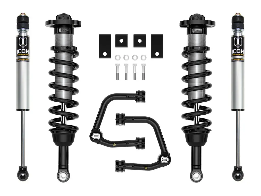 Icon 22-23 Toyota Tundra 2-3.5" Lift Stage 4 2.5 Suspension System Tubular 1