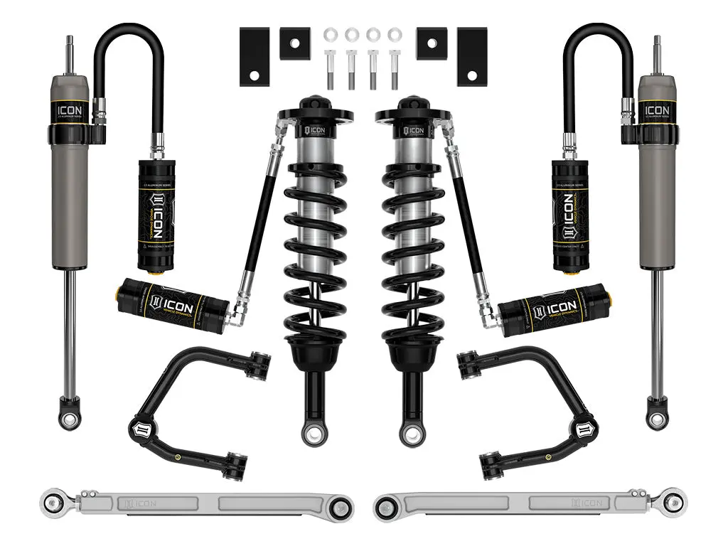 Icon 22-23 Toyota Tundra 2-3.5" Lift Stage 8 2.5 Suspension System Tubular 1