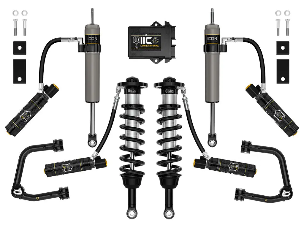 Icon 22-23 Toyota Tundra 2-3.5" Lift Stage 12 2.5 Suspension System Tubular 1