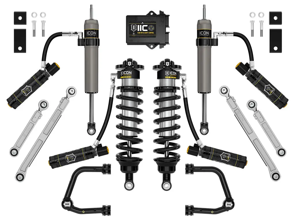 Icon 22-23 Toyota Tundra 2-3.25" Lift Stage 4 3.0 Suspension System Tubular 1