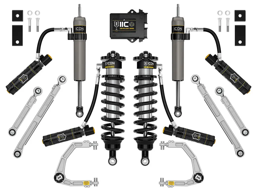 Icon 22-23 Toyota Tundra 1.25-3.25" Lift Stage 4 3.0 Suspension System Billet 1