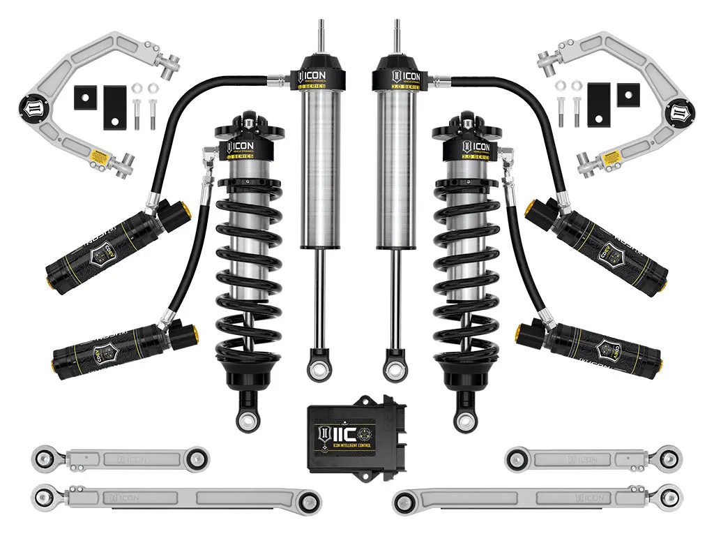 Icon 22-23 Toyota Tundra 1.25-3.25" Lift Stage 5 3.0 Suspension System Billet 1