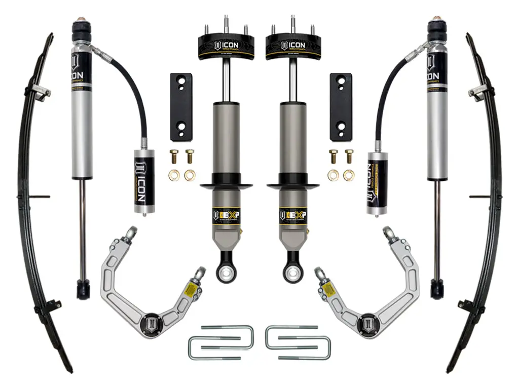 Icon 2005-2023 Toyota Tacoma 0-2" Lift Stage 3 Exp Suspension System Billet Uca 1