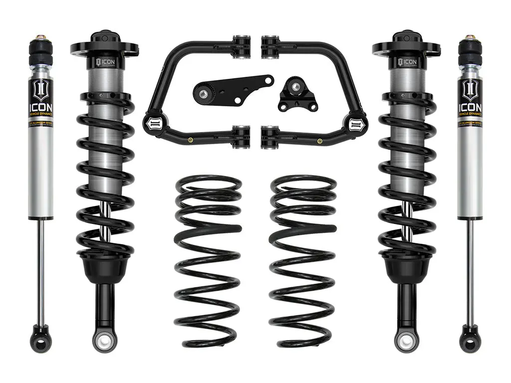Icon 2024 Toyota Tacoma 1.25-3" Lift Stage 2 Suspension System Tubular Uca W/ Triple Rate Rear Springs 1