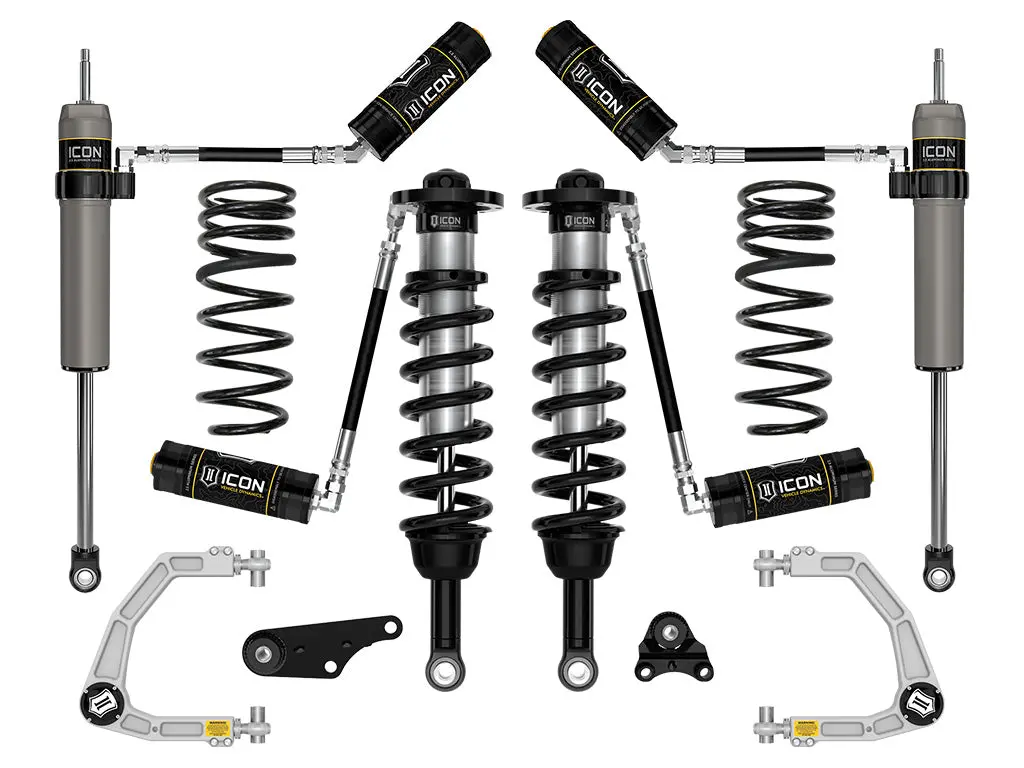 Icon 2024 Toyota Tacoma 1.25-3" Lift Stage 4 Suspension System Billet Uca W/ Triple Rate Rear Springs 1