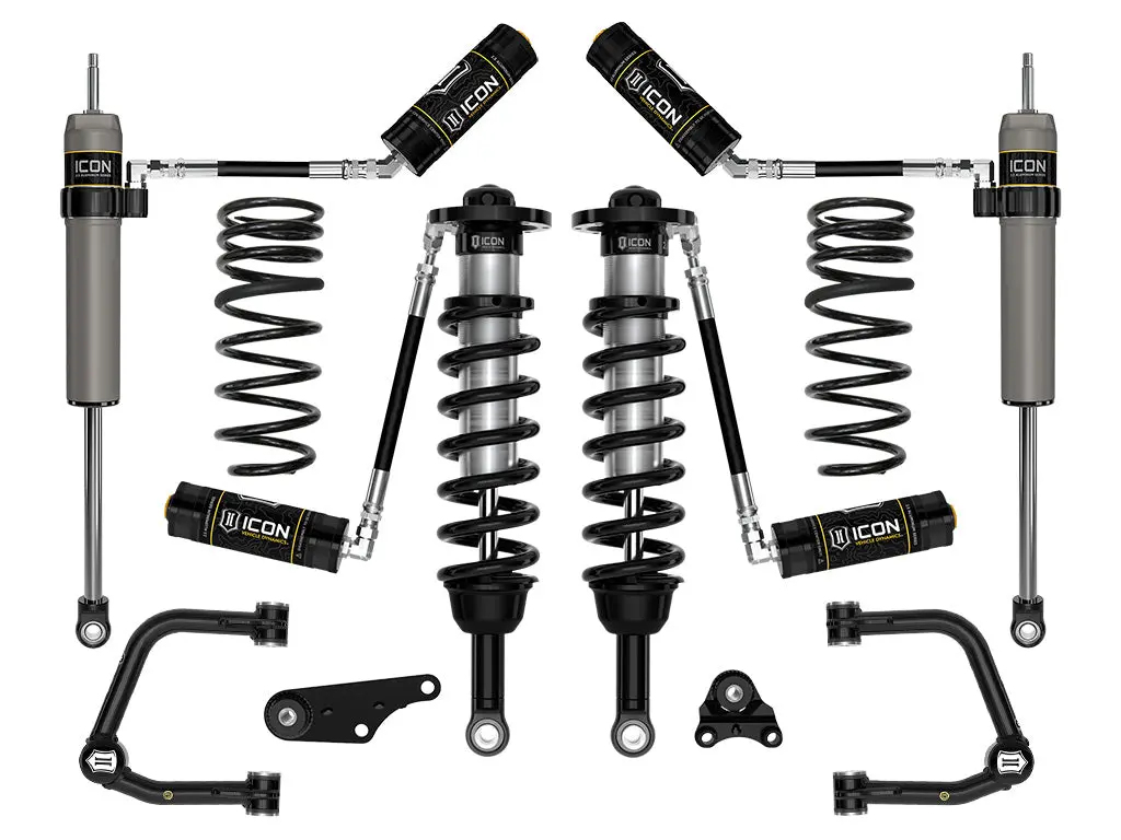 Icon 2024 Toyota Tacoma 1.25-3" Lift Stage 4 Suspension System Tubular Uca W/ Triple Rate Rear Springs 1
