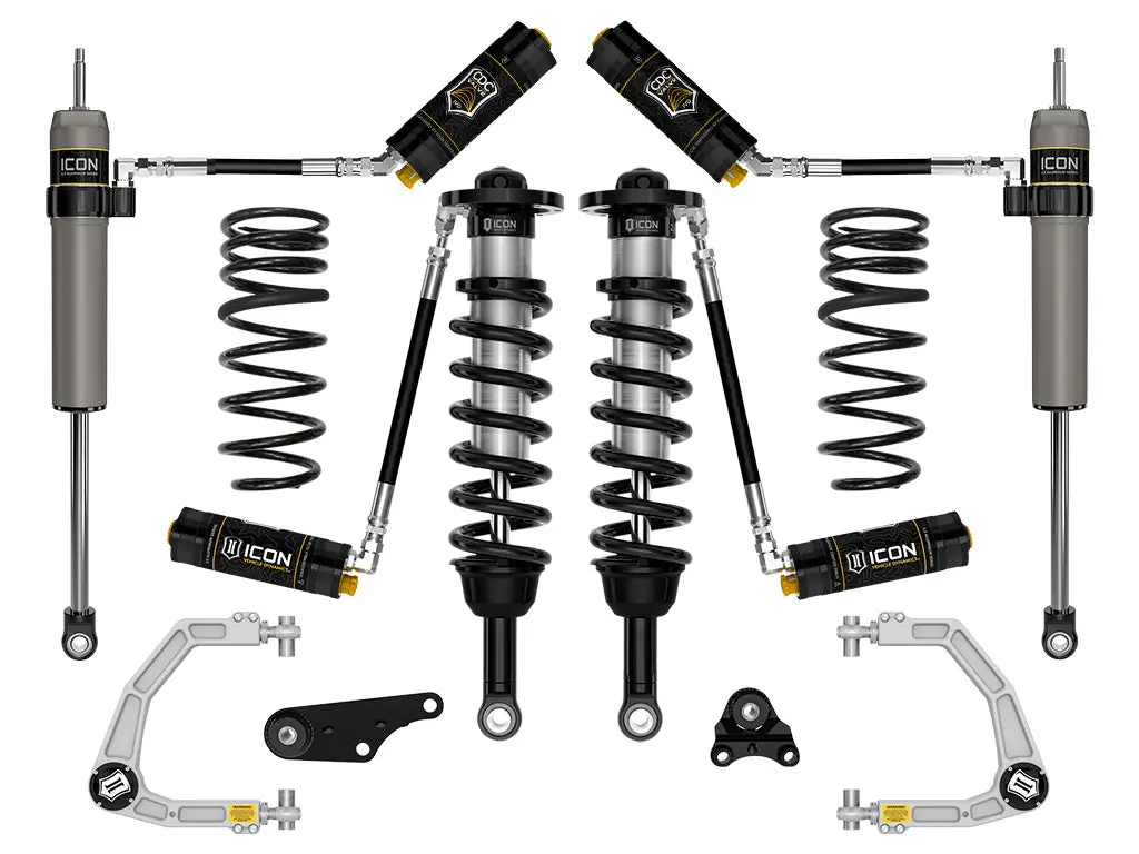 Icon 2024 Toyota Tacoma 1.25-3" Lift Stage 5 Suspension System Billet Uca W/ Triple Rate Rear Springs 1