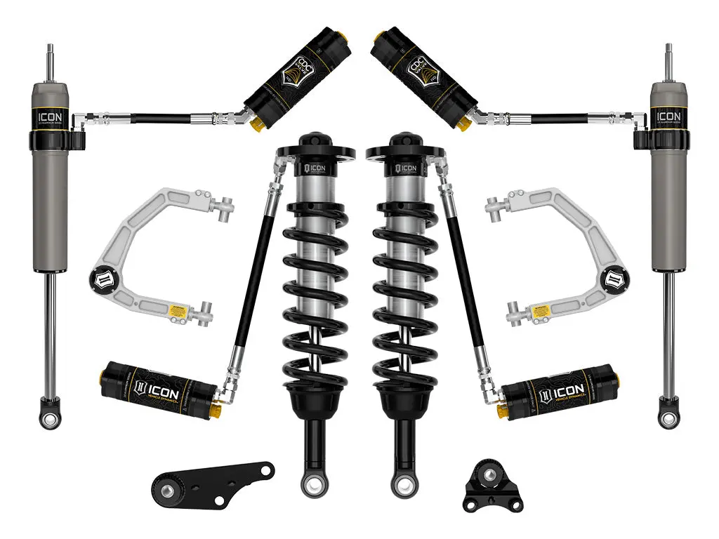 Icon 2024 Toyota Tacoma 1.25-3" Lift Stage 5 Suspension System Billet Uca 1
