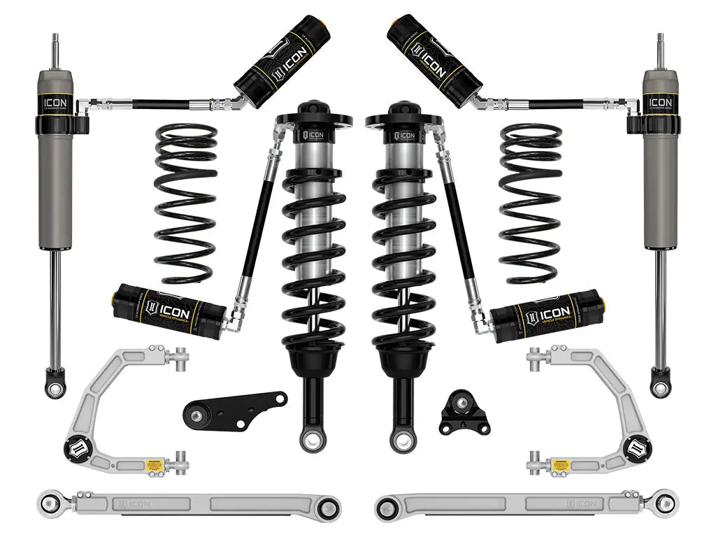Icon 2024 Toyota Tacoma 1.25-3" Lift Stage 7 Suspension System Billet Uca W/ Triple Rate Rear Springs 1