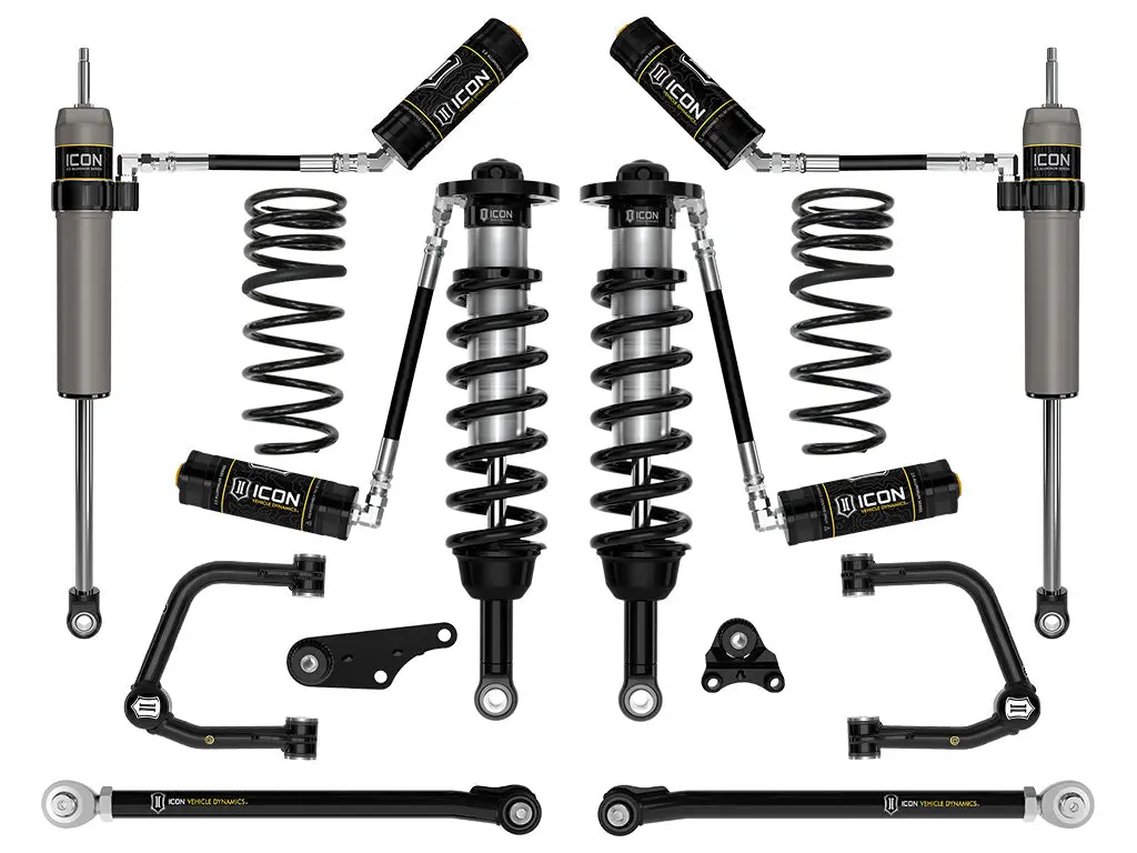 Icon 2024 Toyota Tacoma 1.25-3" Lift Stage 7 Suspension System Tubular Uca W/ Triple Rate Rear Springs 1