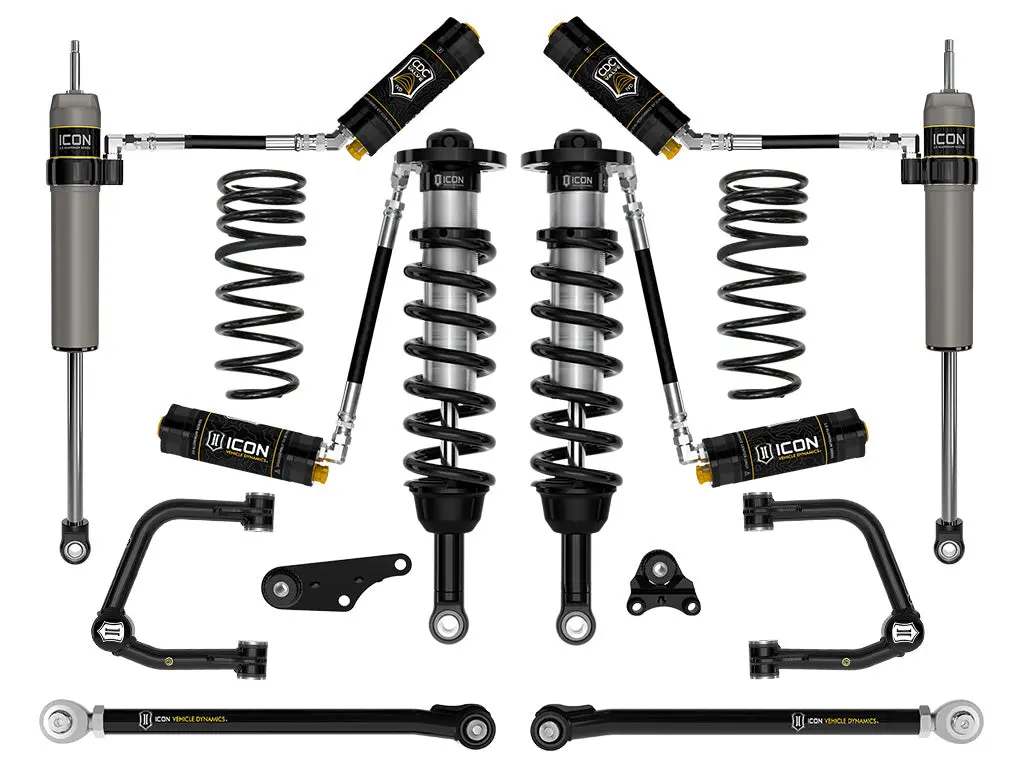 Icon 2024 Toyota Tacoma 1.25-3" Lift Stage 8 Suspension System Tubular Uca W/ Triple Rate Rear Springs 1