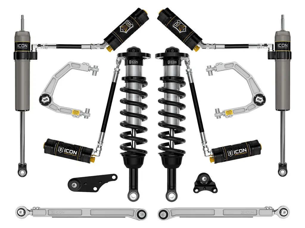 Icon 2024 Toyota Tacoma 1.25-3" Lift Stage 8 Suspension System Billet Uca 1