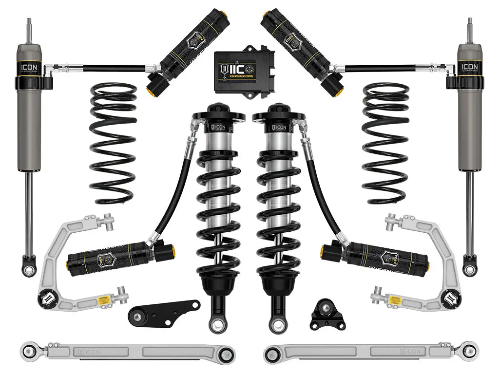 Icon 2024 Toyota Tacoma 1.25-3" Lift Stage 10 Suspension System Billet Uca W/ Triple Rate Rear Springs 1