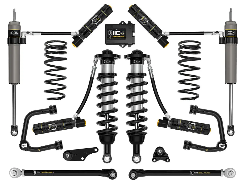Icon 2024 Toyota Tacoma 1.25-3" Lift Stage 10 Suspension System Tubular Uca W/ Triple Rate Rear Springs 1