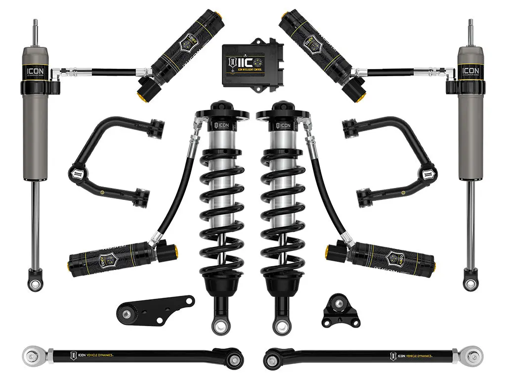 Icon 2024 Toyota Tacoma 1.25-3" Lift Stage 10 Suspension System Tubular Uca 1