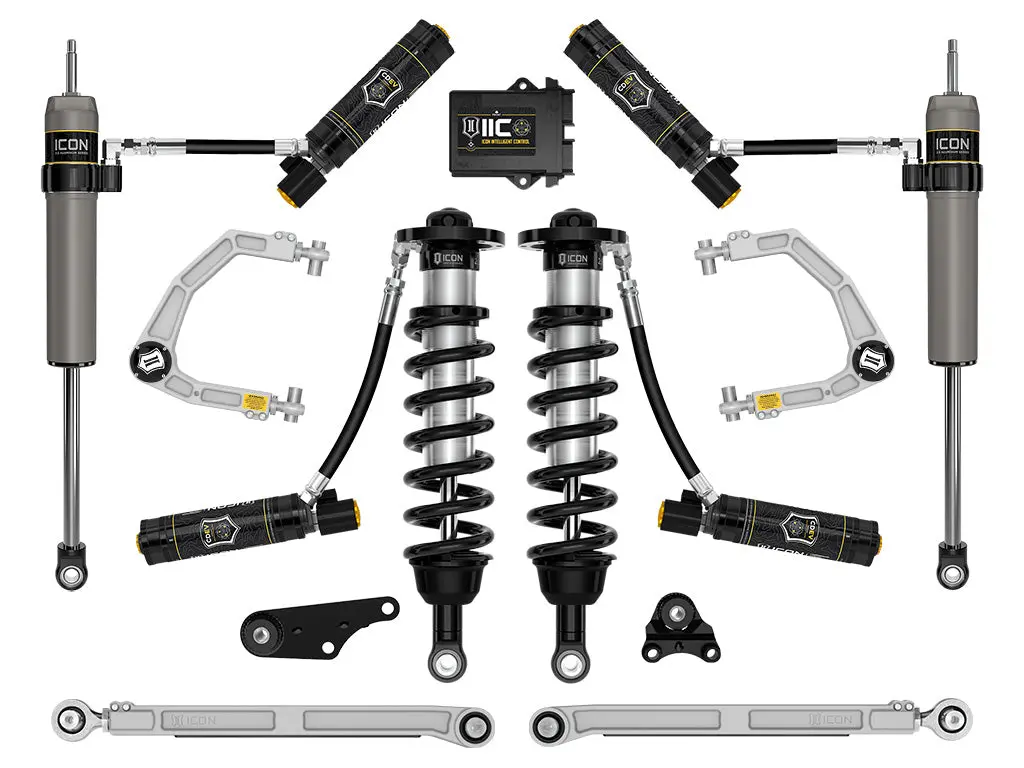 Icon 2024 Toyota Tacoma 1.25-3" Lift Stage 10 Suspension System Billet Uca 1