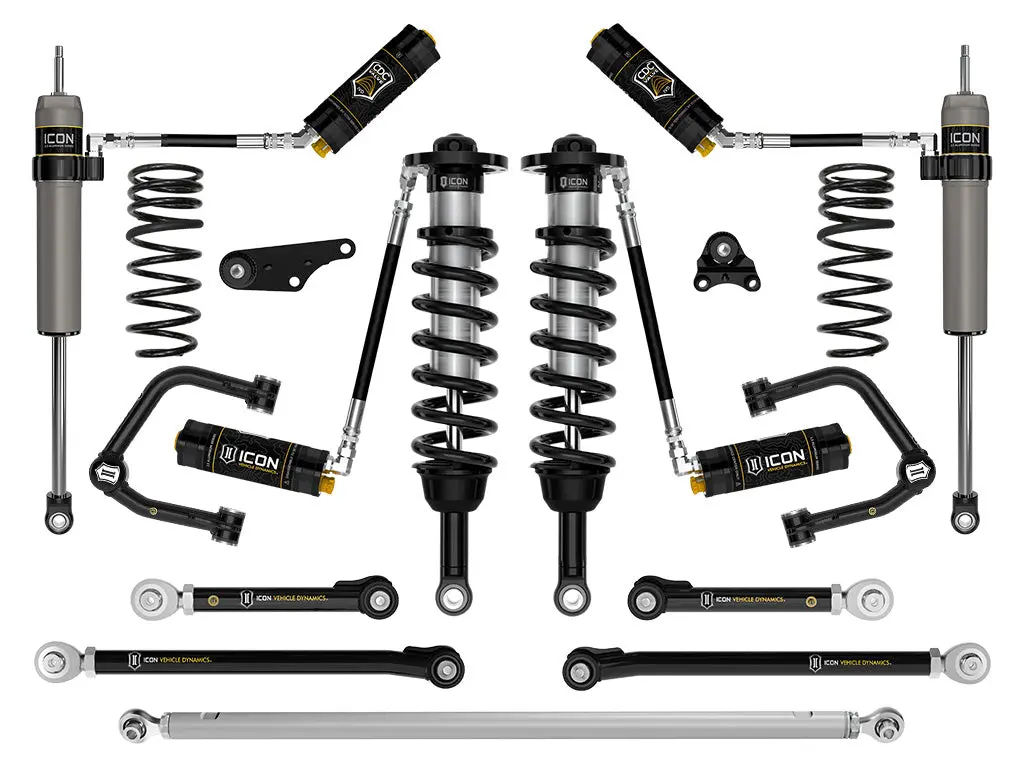 Icon 2024 Toyota Tacoma 1.25-3" Lift Stage 11 Suspension System Tubular Uca 1