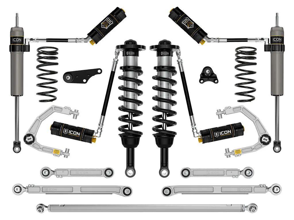 Icon 2024 Toyota Tacoma 1.25-3" Lift Stage 11 Suspension System Billet Uca 1