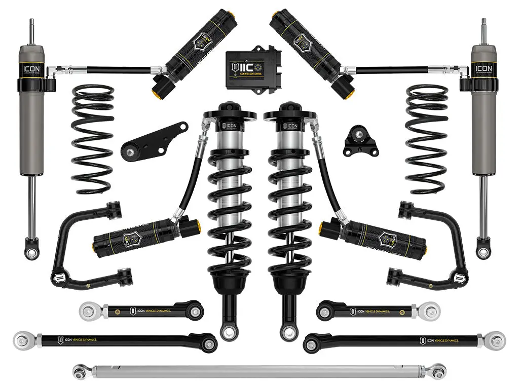 Icon 2024 Toyota Tacoma 1.25-3" Lift Stage 13 Suspension System Tubular Uca 1