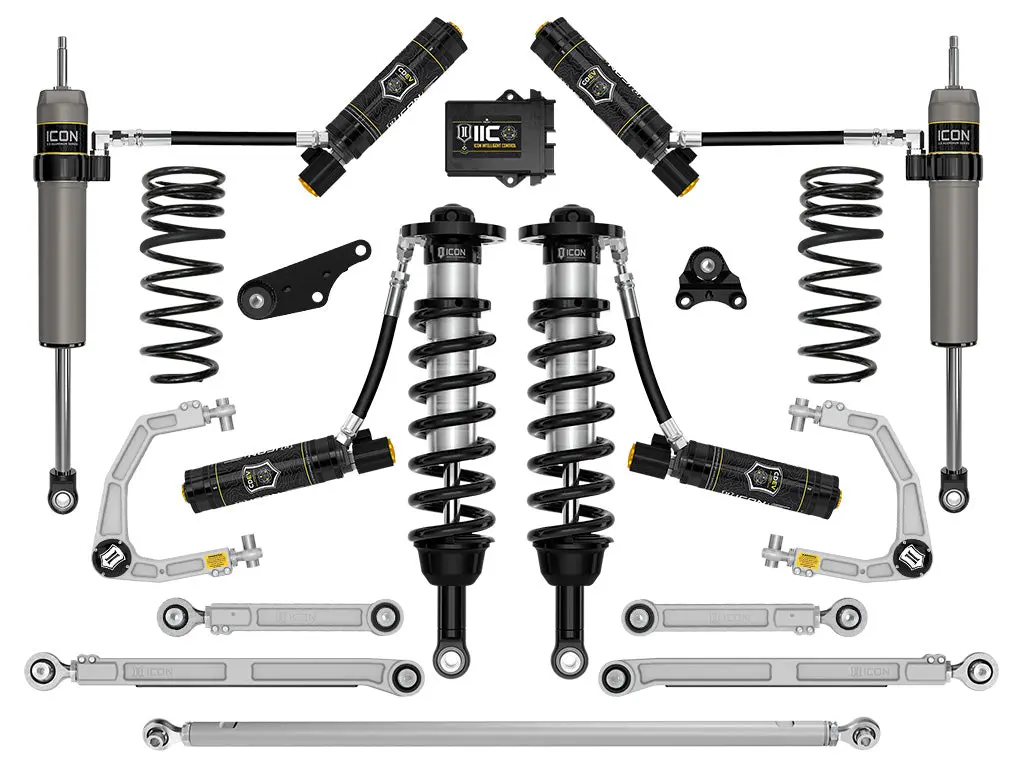 Icon 2024 Toyota Tacoma 1.25-3" Lift Stage 13 Suspension System Billet Uca 1