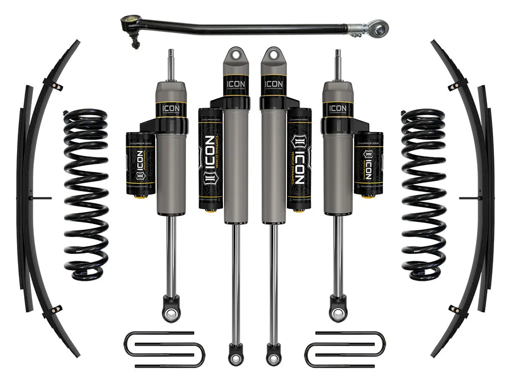 Icon 2007-2019 Ford F-250/F-350 4Wd Diesel 2.5" Lift Stage 3 Suspension System W/ Expansion Packs 1