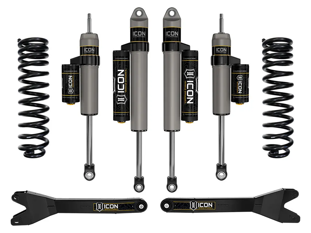 Icon 2023 Ford F-250/F-350 Super Duty 4Wd Diesel 2.5" Lift Stage 2 Suspension System W/ Radius Arms 1